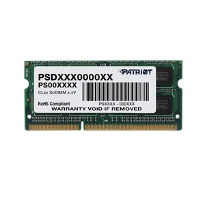 Memoria RAM Sodimm DDR3 1600 4GB Patriot Signature 1.35v