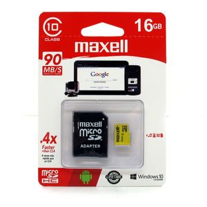Memoria Micro Sd Maxell Hc 16gb C10 C/adaptador
