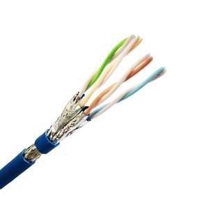 Cable por metro S/FTP Cat6A Nexxt Interior 100% cobre Azul