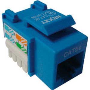 Módulo RJ45 Cat5e Nexxt Azul