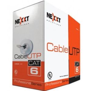 Bobina Cable UTP Cat6 Nexxt Bobina 305mts Gris