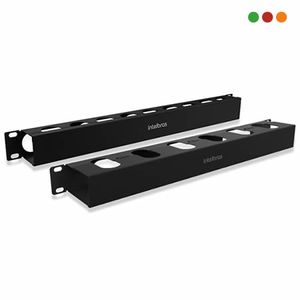 Organizador Cables 1U RACK METALICO INTELBRAS OCH1U 80