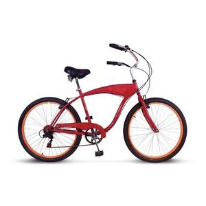 Bicicleta Winner Jazz Hombre 6 Velocidades 2018 Rojo Oscuro