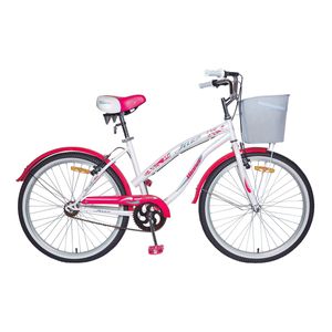 Bicicleta Winner Jazz 24 D17 Blanco/bordeaux