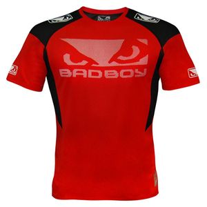 Remera MMA Bad Boy Perform.Walkout Rojo/Negro-Talle L
