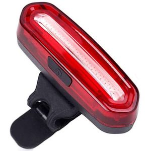 Luz Led Recargable Usb Delantera O Trasera Para Bicicleta