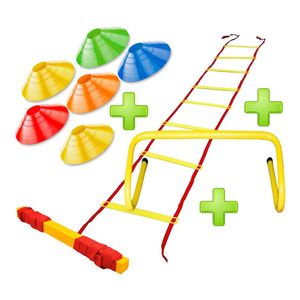Set Escalera Entrenamiento + 6 Platos + Valla Pro Crazy Fit