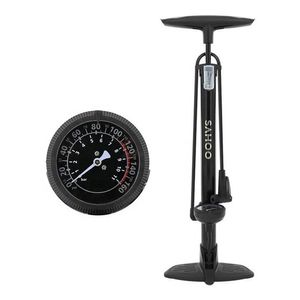 Inflador De Alta Para Moto Bicicleta Deportes Con Barómetro