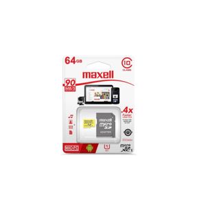 Tarjeta De Memoria Maxell Xc 64 Gb Clase 10 - Market