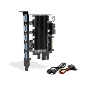 Hub interno Rocketek HC424 USB 3.0 5 Puertos