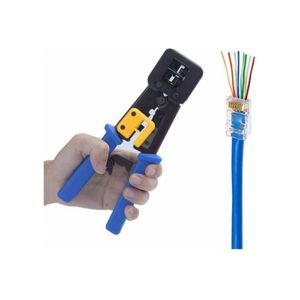 Pinza Crimpeadora Pass-through Rj45 Rj11 Rj12 Roditec