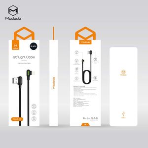 Cable Mcdodo 90° LED Iphone Lightning 1.8m