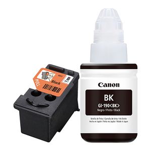 Cabezal Canon + Tinta Bh-1 + Gi-190 Negro  135ml / Kservice