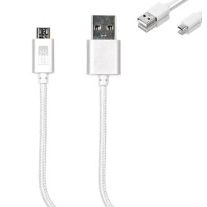 Cable De Datos Roca Micro Usb Forrado Cordon Calidad Premium