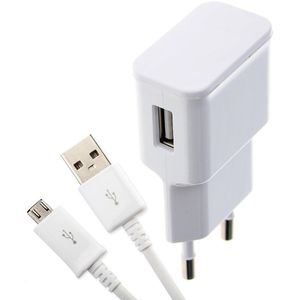 Adaptador Cargador De Pared Usb + Cable Micro Usb Celular