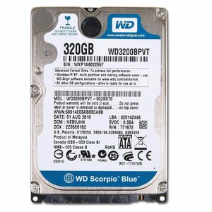 Disco Duro Sata 320gb 2.5 Para Netbook Notebook Con Garantia