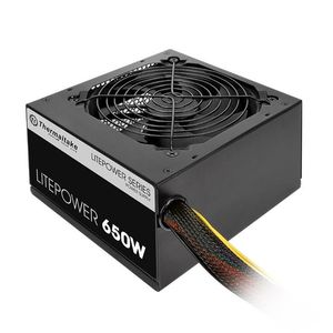 Fuente Gamer Thermaltake Lpw 650w Reales Fan 12cm Silencioso