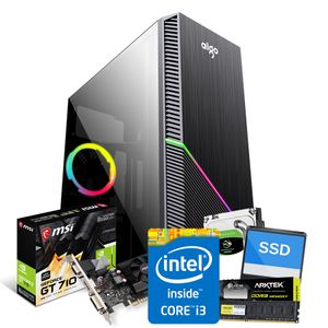 Pc Gamer Nueva Core I3 8gb 120ssd+1tb Tarjeta Video 2gb Wifi