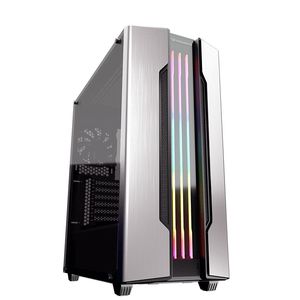 Gabinete Gamer Cougar Gemini S Silver Argb Vidrio Templado