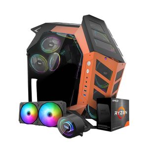 Pc Gamer Pro Ryzen 5 16gb 240ssd+1tb Vega7 Ref Liquida Rgb