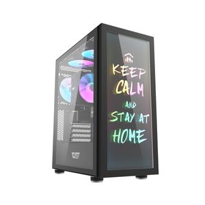 Gabinete Gamer Darkflash Dk210 Graffiti Dibujo Rgb Exclusivo