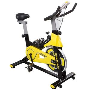 Bicicleta Fija Spinning Profesional Regulable 120kg C/ Lcd