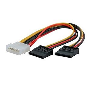 Cable De Corriente Molex A 2 Sata Tipo   Y   Pc Disco Ssd