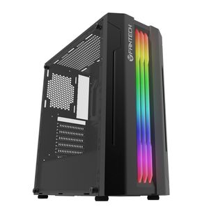 Gabinete Gamer Fantech Lateral Vidrio Templado Linea Rgb Fan