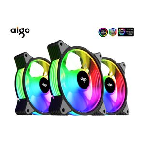 Kit Fan Rgb Gamer 3 En 1 Programable Aigo Ar12 Pro Argb