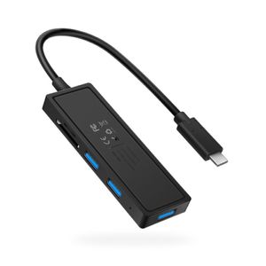 Hub Multiplicador 3 Usb 3.0 + Tipo C + Lector Memorias Sd