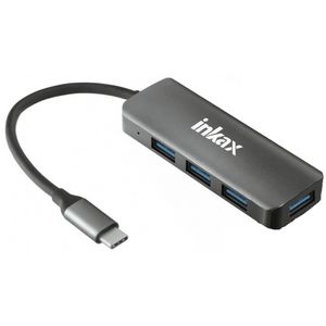 Hub Multiplicador Usb Tipo C 4 Puertos Usb Pc Mac Linux