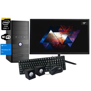 Pc Completo Hogar Oficina Core I7 8gb 240ssd Windows 10 Pro