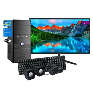Pc Nueva Core i3 16gb 240ssd Windows10 Original + Monitor 27