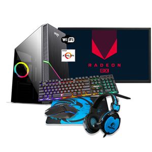 Pc Gamer Nueva Con Monitor Amd 16gb 240ssd Video 4gb Ddr5