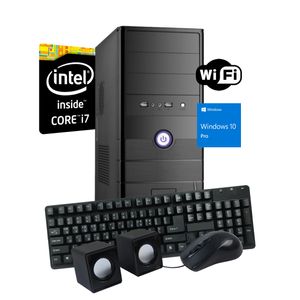 Pc Hogar Oficina Premium Core I7 8gb 240ssd Windows 10 Pro