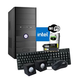 Torre Pc Compu Nueva Dual Core 8gb 500gb Windows 10 Wifi