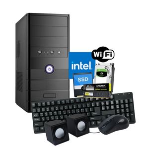 Pc Nueva Dual Core 8gb 120gb Ssd + 320gb Windows 10 Wifi