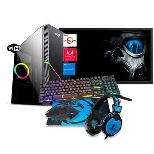 Pc Gamer Nueva Amd 3000g 16gb Ddr4 Vega 3 + Monitor + Combo