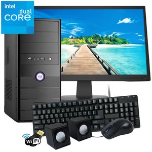 Torre Pc Computadora Nueva Intel Dual Core + Monitor Led 22'