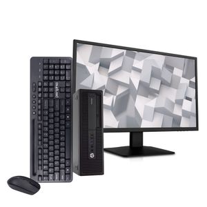 Pc Computadora Hp Quad Core 8gb 500gb Win. 10 + Monitor Lcd