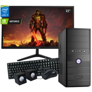 Pc Gamer Nuevo Core I5 8gb 240g Ssd Geforce + Monitor 22 Led
