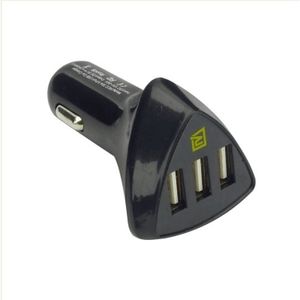 Cargador Tres Puertos Usb 4.2a Auto Celular Rapido