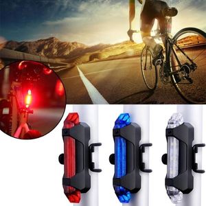 Foco Luz Led Bicicleta Recargable Usb Frontal Trasero