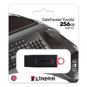 Pendrive Kingston DTX 256GB USB 3.2 Negro