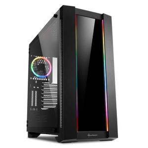 Gabinete Gamer ARGB Sharkoon Elite Shark ATX CA200G - Negro