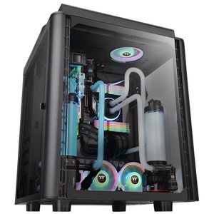 Gabinete Gamer Grande Full Thermaltake Level 20 HT Negro