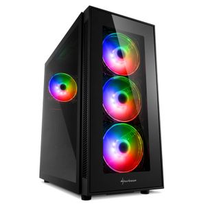 Gabinete Gamer Sharkoon TG5 Pro, 4 Vent. Argb, Vidrio Temp.