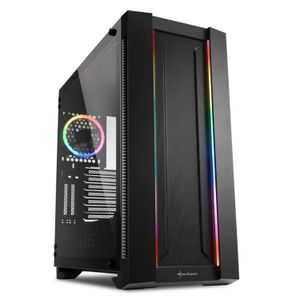 Gabinete Gamer ARGB Sharkoon Elite Shark ATX CA200M - Negro