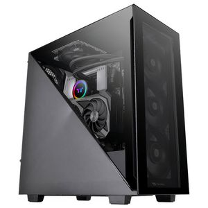Gabinete Thermaltake Divider 300 TG, Vidrio Templado, Negro
