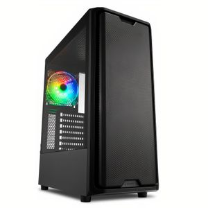 Gabinete Sharkoon Sk3 Rgb Negro, Vidrio Templado, Ventilador